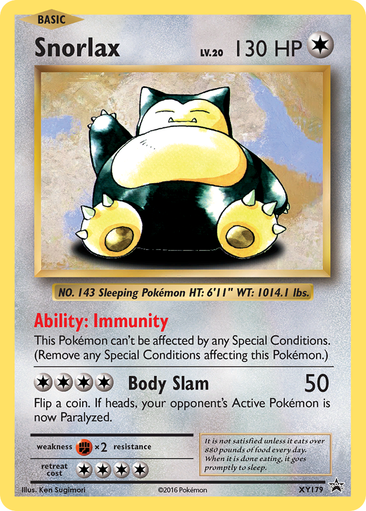 Snorlax (XY179) [XY: Black Star Promos] | Card Merchant Takapuna