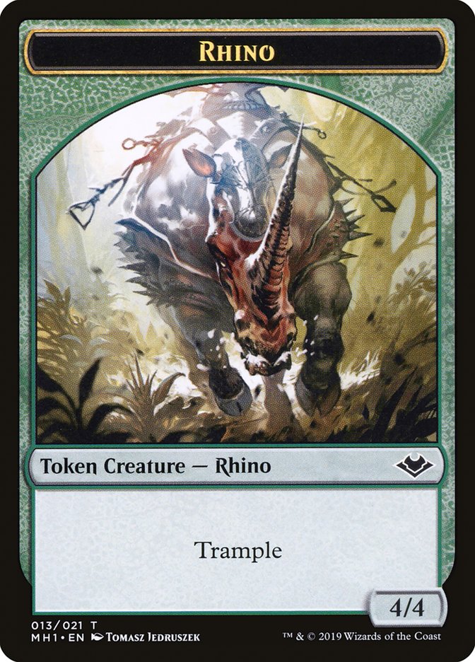 Rhino Token [Modern Horizons Tokens] | Card Merchant Takapuna