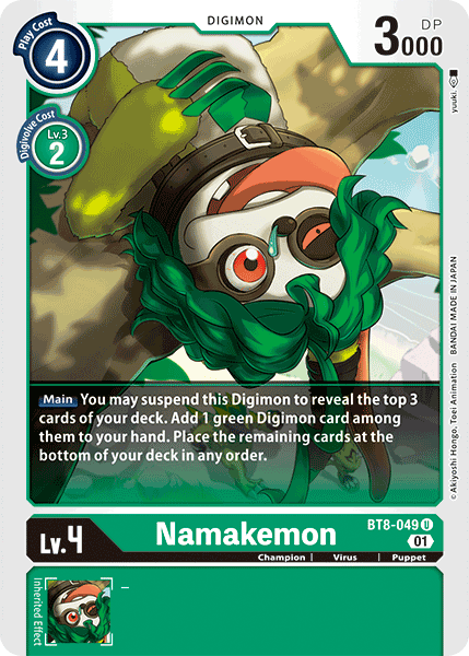 Namakemon [BT8-049] [New Awakening] | Card Merchant Takapuna