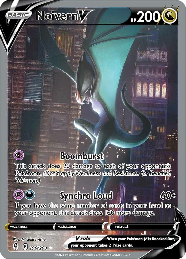 Noivern V (196/203) [Sword & Shield: Evolving Skies] | Card Merchant Takapuna