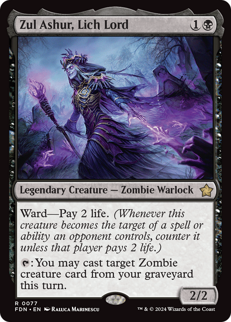 Zul Ashur, Lich Lord [Foundations] | Card Merchant Takapuna