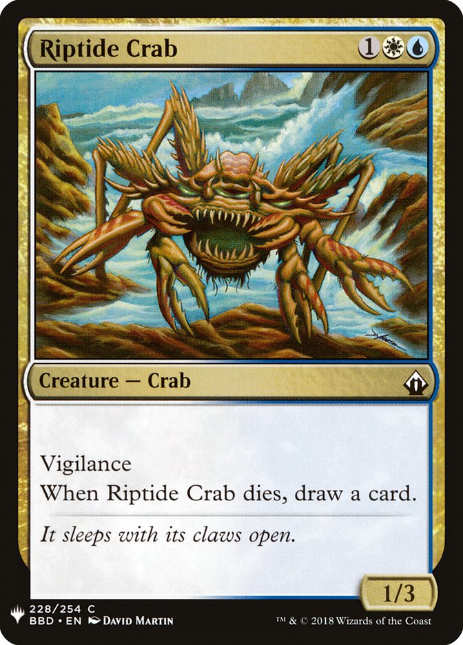 Riptide Crab [Mystery Booster] | Card Merchant Takapuna