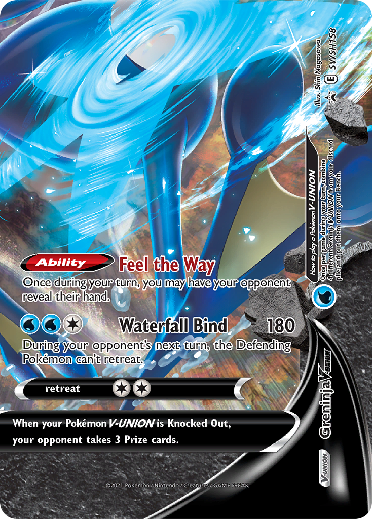 Greninja V-Union (SWSH158) [Sword & Shield: Black Star Promos] | Card Merchant Takapuna