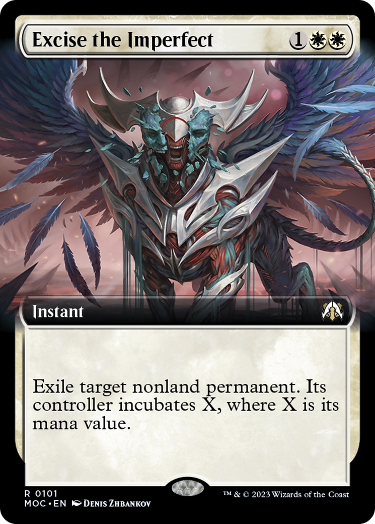 Excise the Imperfect (Extended Art) [March of the Machine Commander] | Card Merchant Takapuna