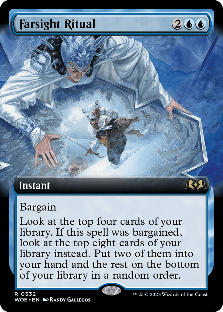 Farsight Ritual (Extended Art) [Wilds of Eldraine] | Card Merchant Takapuna