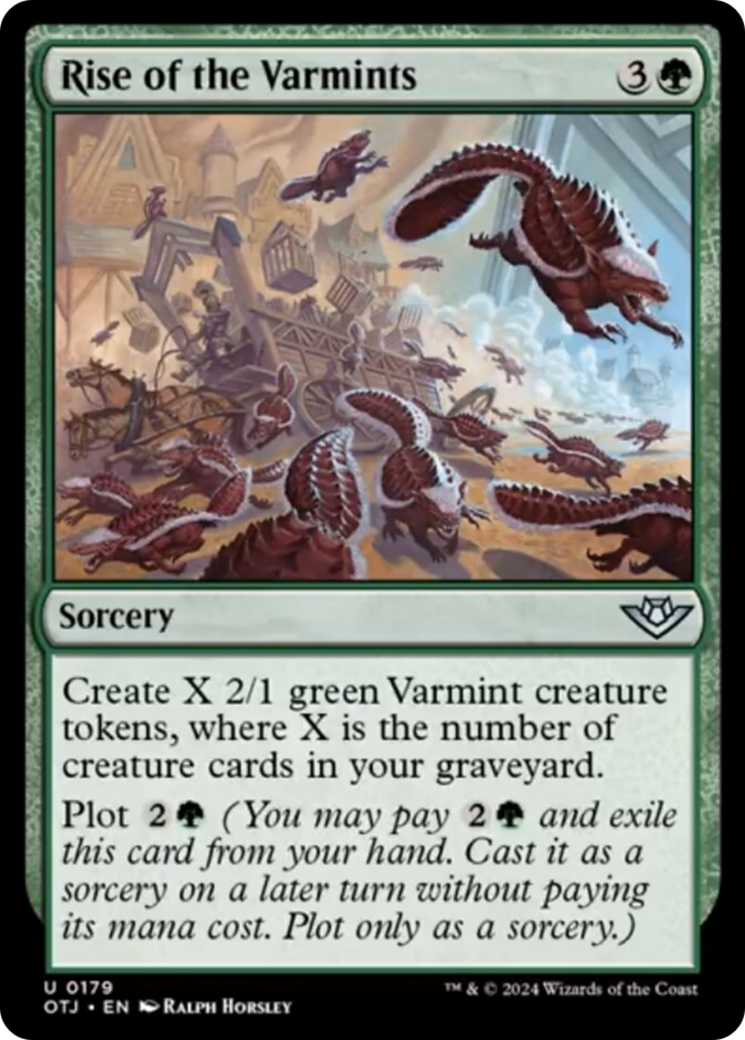 Rise of the Varmints [Outlaws of Thunder Junction] | Card Merchant Takapuna