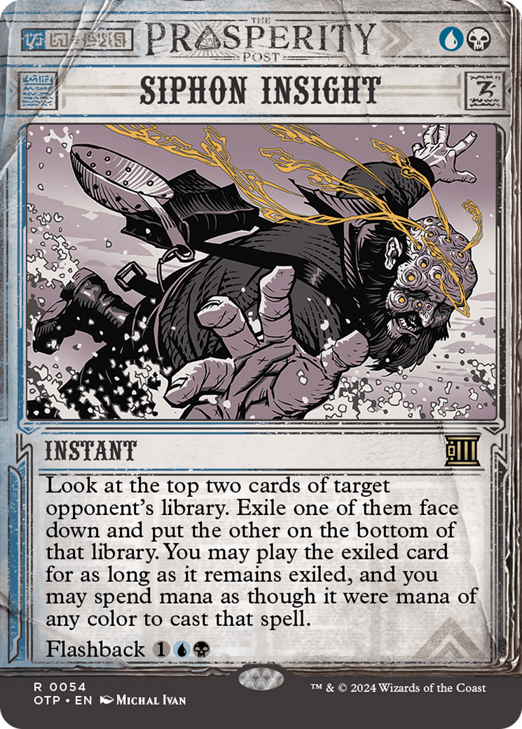 Siphon Insight [Outlaws of Thunder Junction: Breaking News] | Card Merchant Takapuna