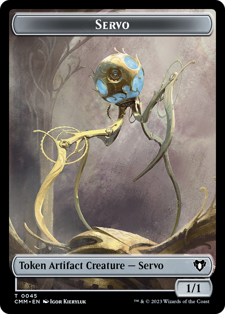 Servo Token [Commander Masters Tokens] | Card Merchant Takapuna