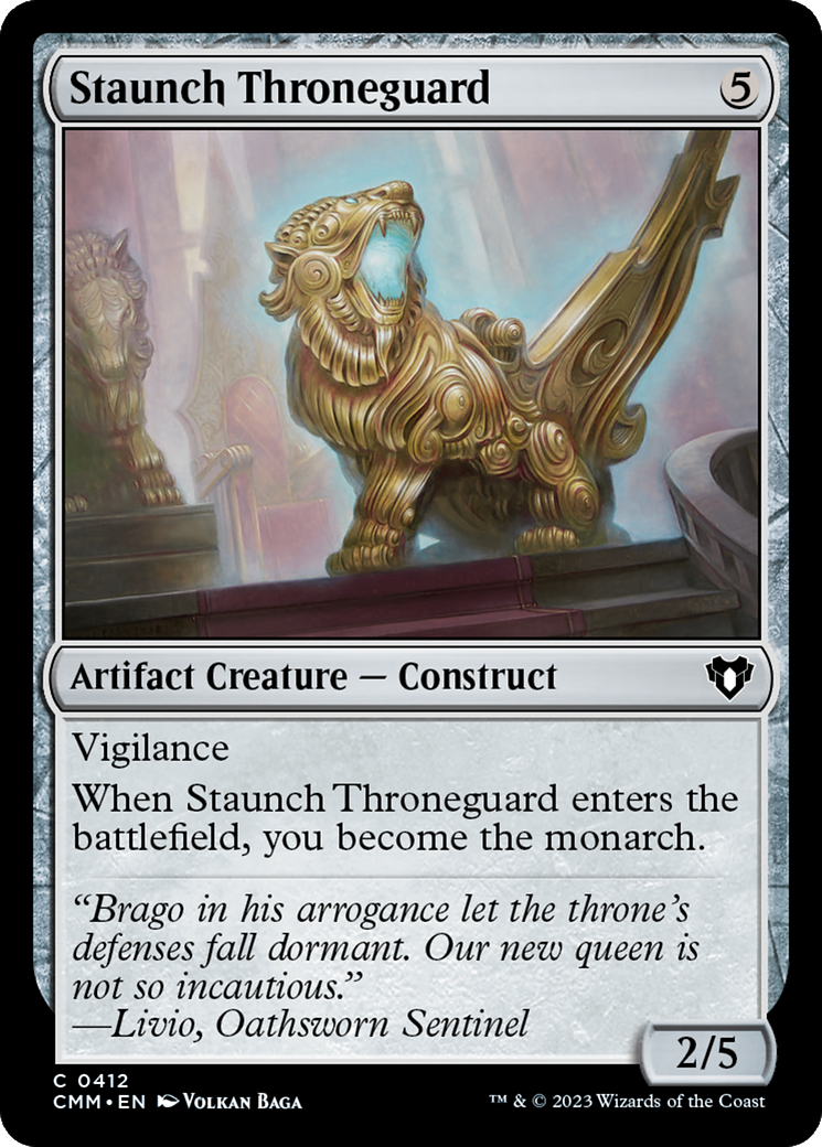 Staunch Throneguard [Commander Masters] | Card Merchant Takapuna