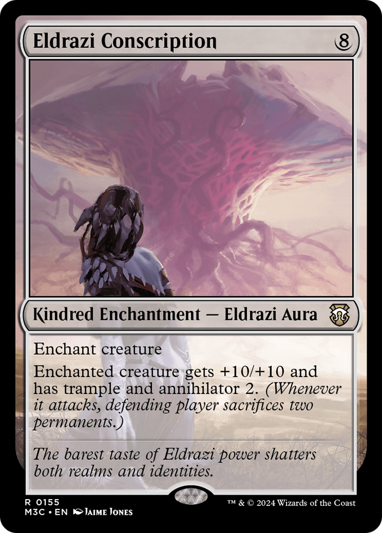 Eldrazi Conscription (Ripple Foil) [Modern Horizons 3 Commander] | Card Merchant Takapuna