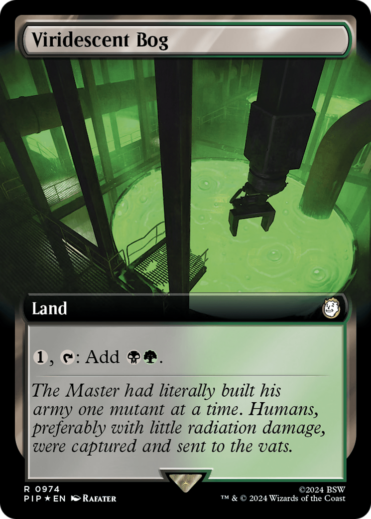 Viridescent Bog (Extended Art) (Surge Foil) [Fallout] | Card Merchant Takapuna