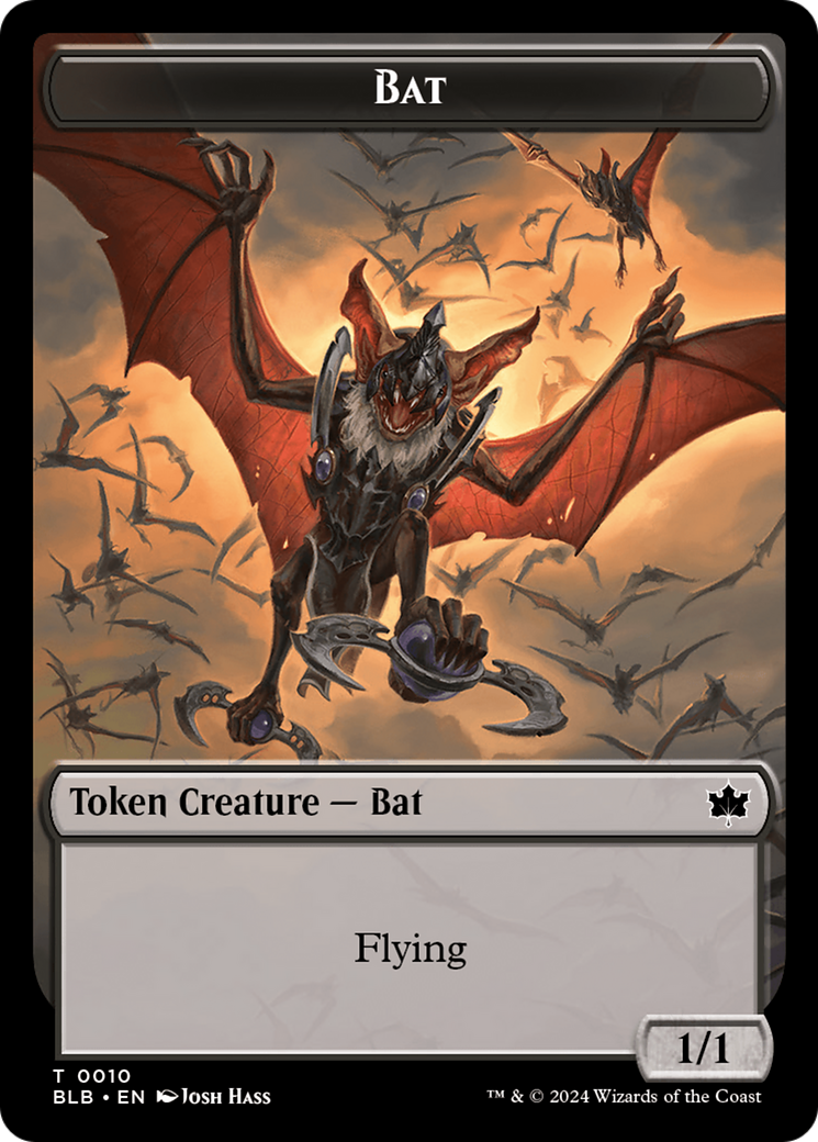 Bat Token [Bloomburrow Tokens] | Card Merchant Takapuna