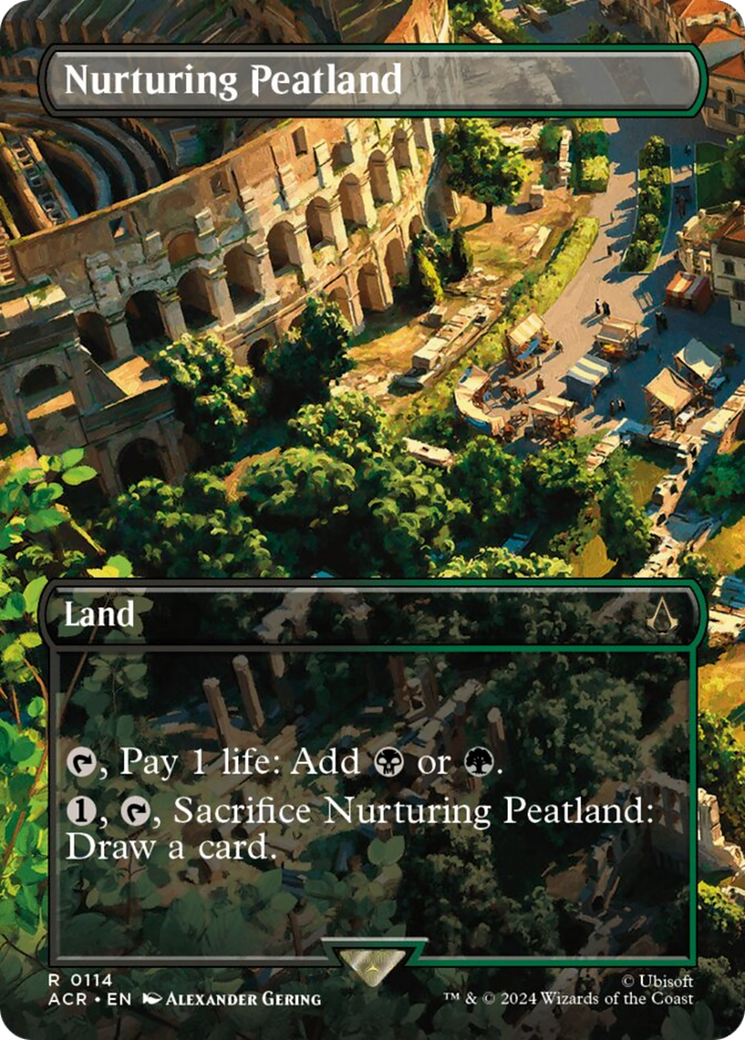 Nurturing Peatland (Borderless) [Assassin's Creed] | Card Merchant Takapuna