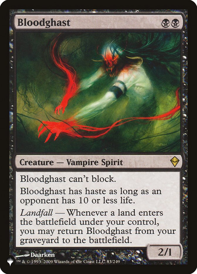 Bloodghast [The List] | Card Merchant Takapuna