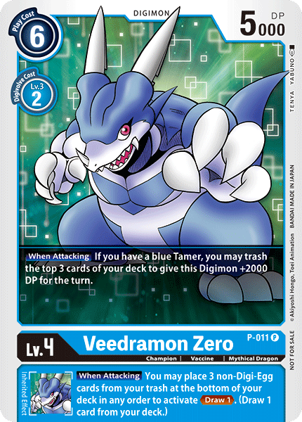 Veedramon Zero [P-011] [Promotional Cards] | Card Merchant Takapuna