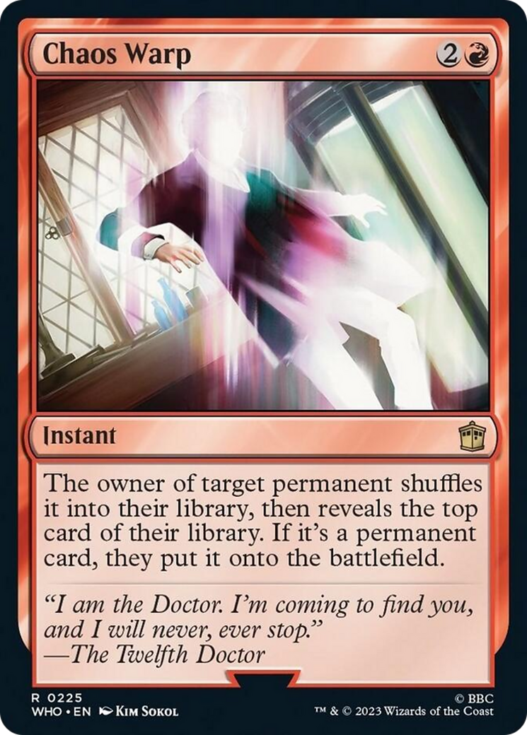 Chaos Warp [Doctor Who] | Card Merchant Takapuna