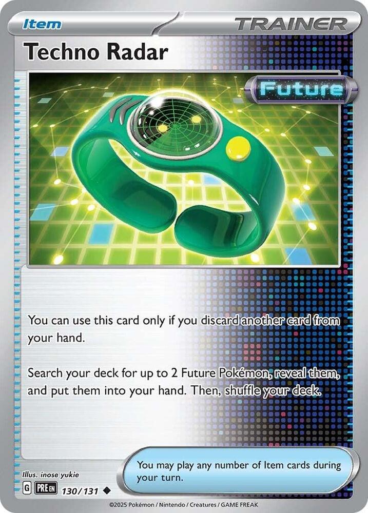 Techno Radar (130/131) [Scarlet & Violet: Prismatic Evolutions] | Card Merchant Takapuna