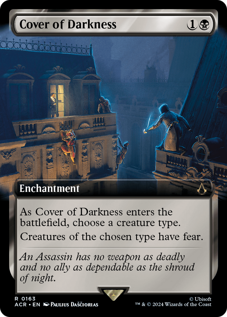 Cover of Darkness (Extended Art) [Assassin's Creed] | Card Merchant Takapuna