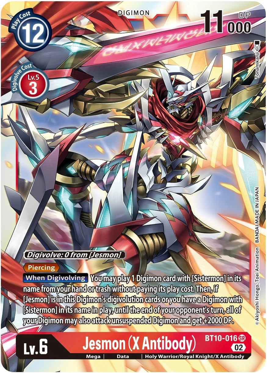 Jesmon (X Antibody) [BT10-016] [Xros Encounter] | Card Merchant Takapuna