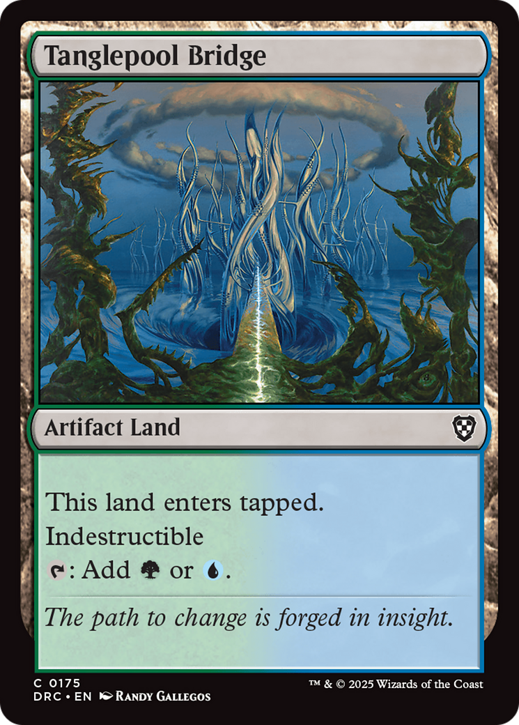 Tanglepool Bridge [Aetherdrift Commander] | Card Merchant Takapuna