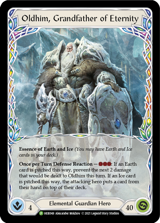 Oldhim, Grandfather of Eternity [HER048] (Promo)  Rainbow Foil | Card Merchant Takapuna