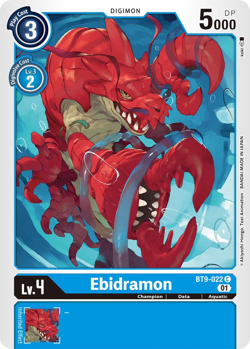 Ebidramon [BT9-022] [X Record] | Card Merchant Takapuna