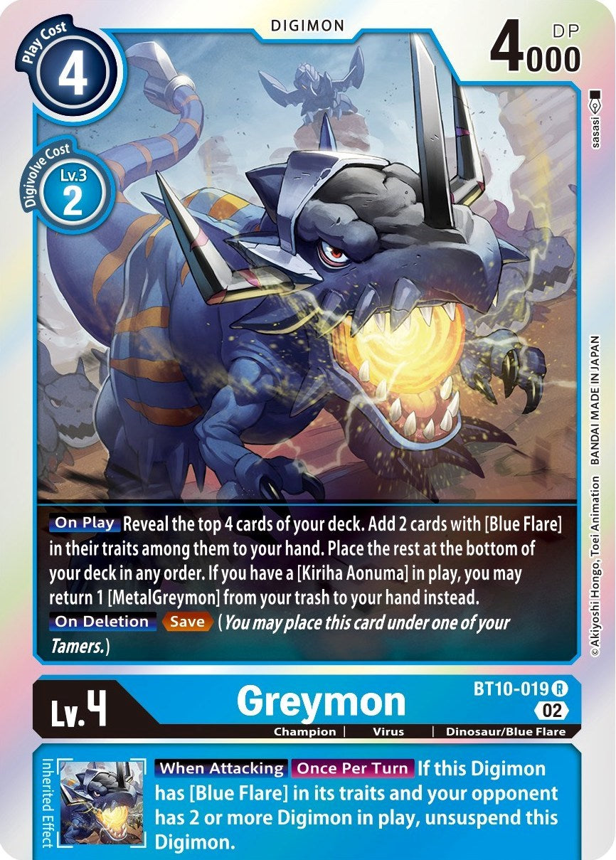 Greymon [BT10-019] [Xros Encounter] | Card Merchant Takapuna