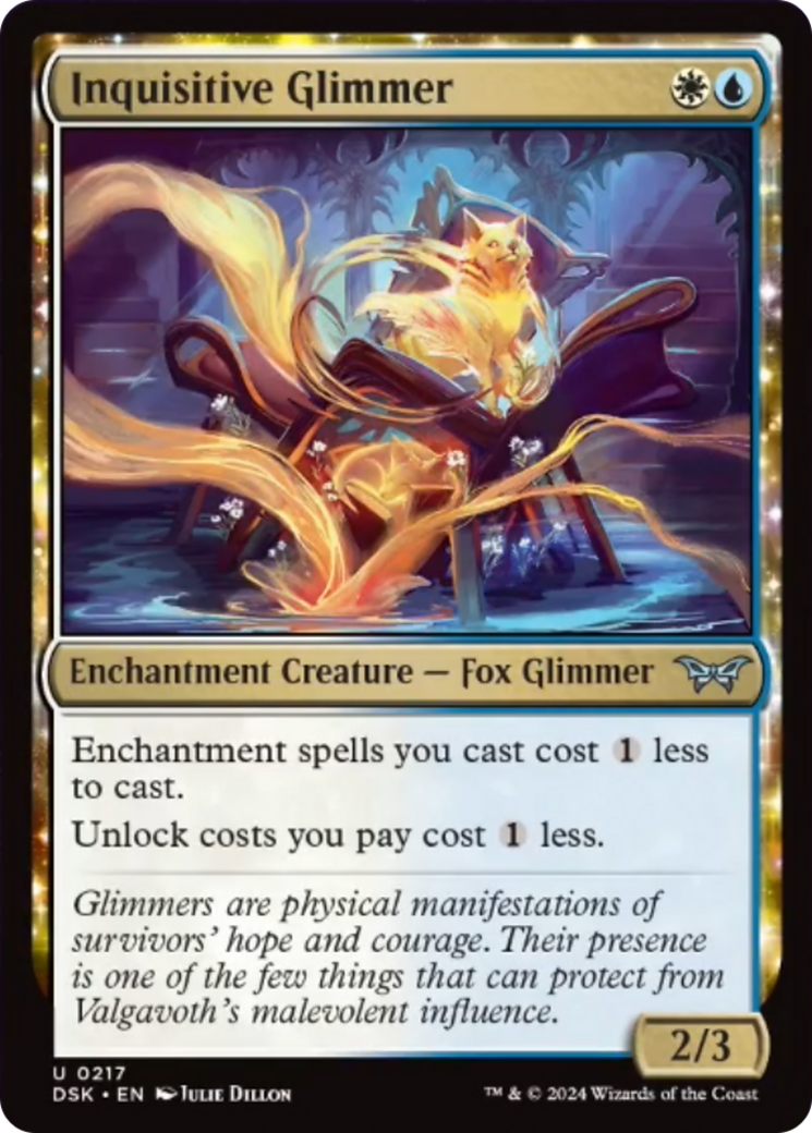 Inquisitive Glimmer [Duskmourn: House of Horror] | Card Merchant Takapuna