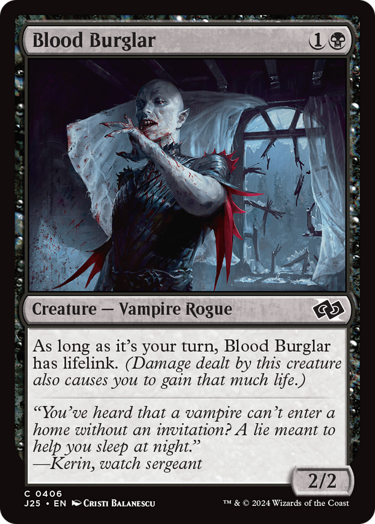 Blood Burglar [Foundations Jumpstart] | Card Merchant Takapuna