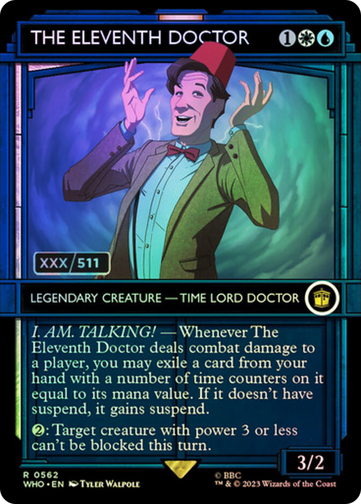 The Eleventh Doctor (Serial Numbered) [Doctor Who] | Card Merchant Takapuna