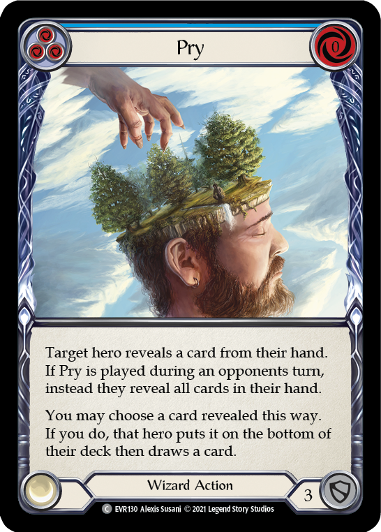 Pry (Blue) [EVR130] (Everfest)  1st Edition Normal | Card Merchant Takapuna