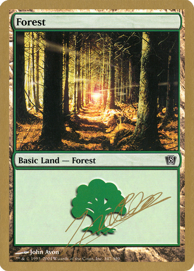 Forest (jn347) (Julien Nuijten) [World Championship Decks 2004] | Card Merchant Takapuna