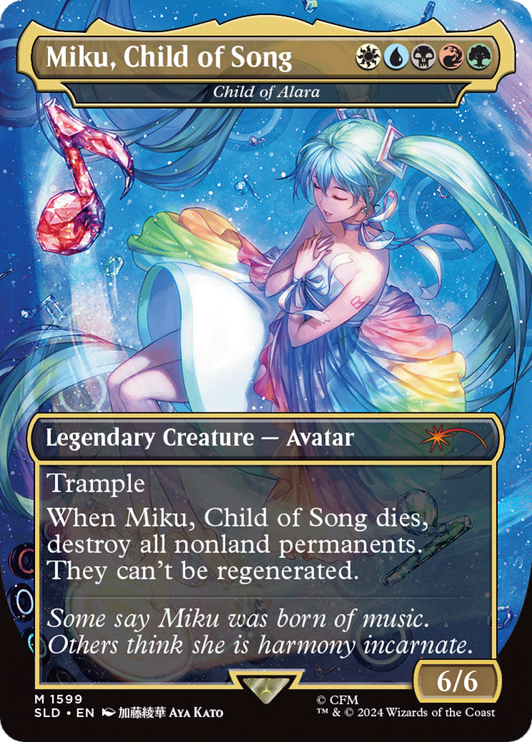 Miku, Child of Song - Child of Alara [Secret Lair Drop Series] | Card Merchant Takapuna