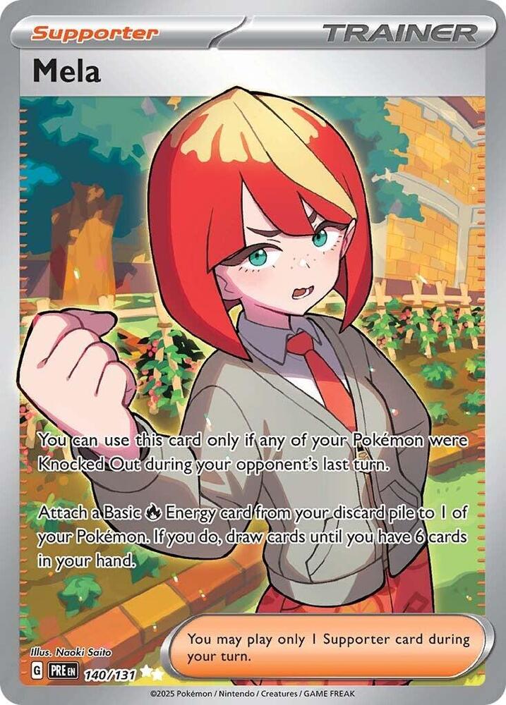 Mela (140/131) [Scarlet & Violet: Prismatic Evolutions] | Card Merchant Takapuna