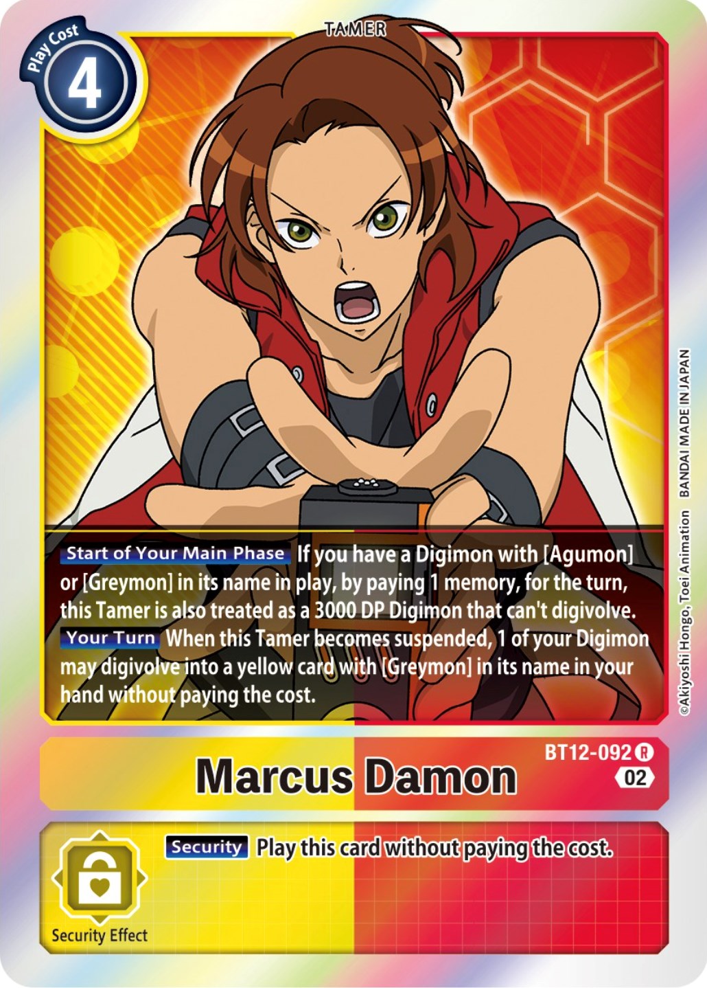 Marcus Damon [BT12-092] [Across Time] | Card Merchant Takapuna