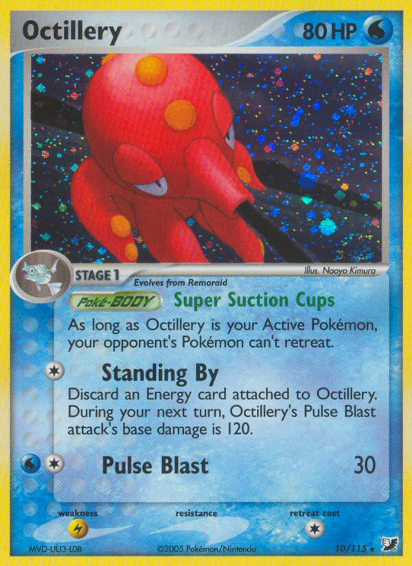 Octillery (10/115) [EX: Unseen Forces] | Card Merchant Takapuna