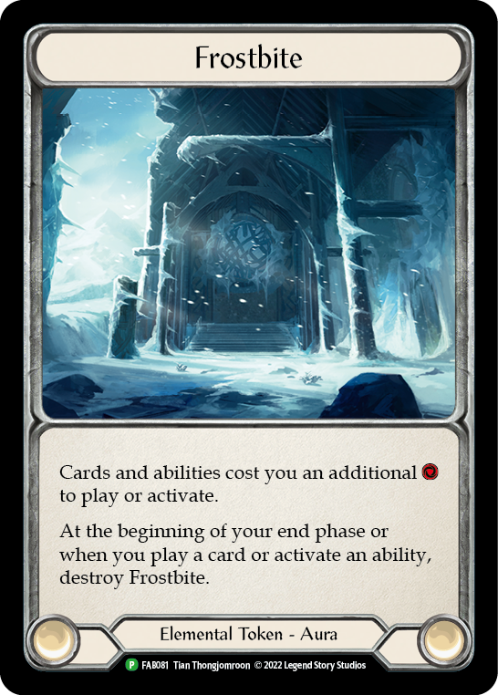 Frostbite [FAB081] (Promo)  Cold Foil | Card Merchant Takapuna