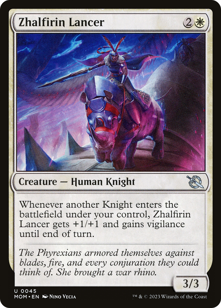 Zhalfirin Lancer [March of the Machine] | Card Merchant Takapuna