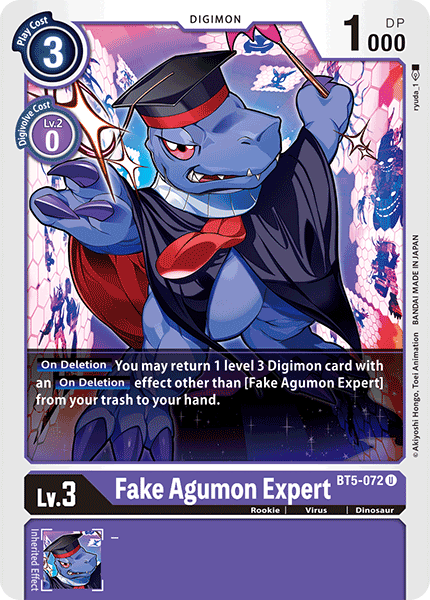 Fake Agumon Expert [BT5-072] [Battle of Omni] | Card Merchant Takapuna