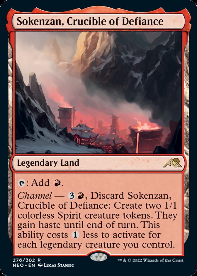 Sokenzan, Crucible of Defiance [Kamigawa: Neon Dynasty] | Card Merchant Takapuna