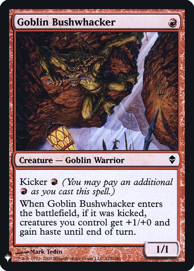 Goblin Bushwhacker [Mystery Booster] | Card Merchant Takapuna