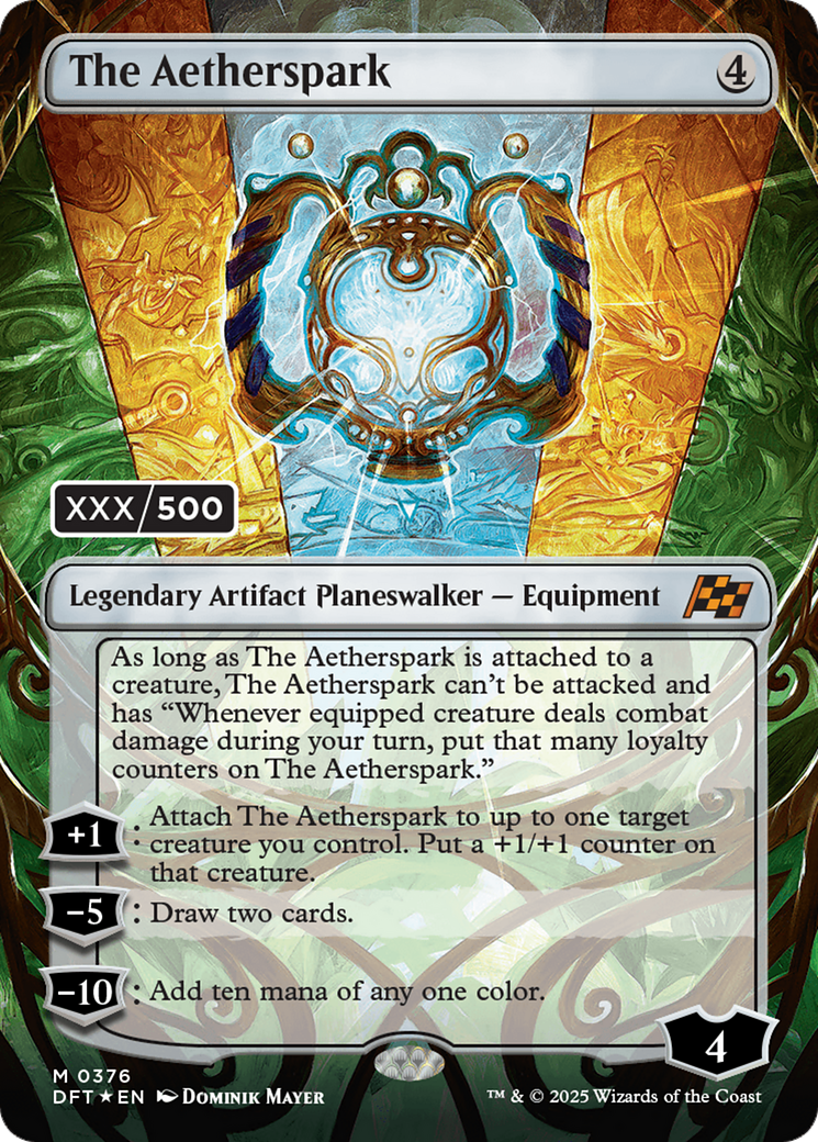 The Aetherspark (Serial Numbered) [Aetherdrift] | Card Merchant Takapuna