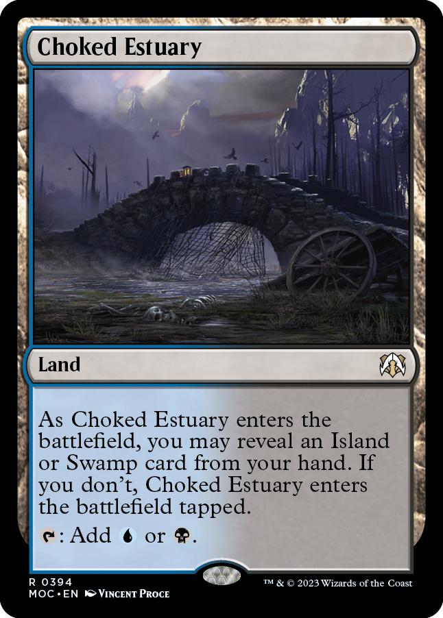 Choked Estuary [March of the Machine Commander] | Card Merchant Takapuna