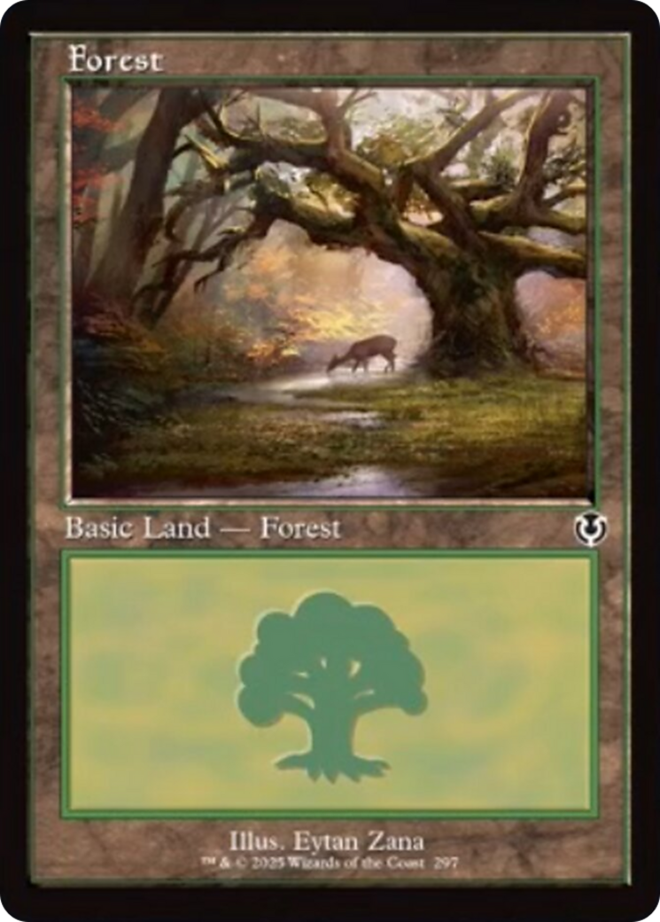 Forest (297) (Retro Frame) [Innistrad Remastered] | Card Merchant Takapuna