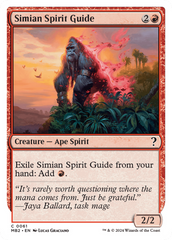 Simian Spirit Guide (White Border) [Mystery Booster 2] | Card Merchant Takapuna