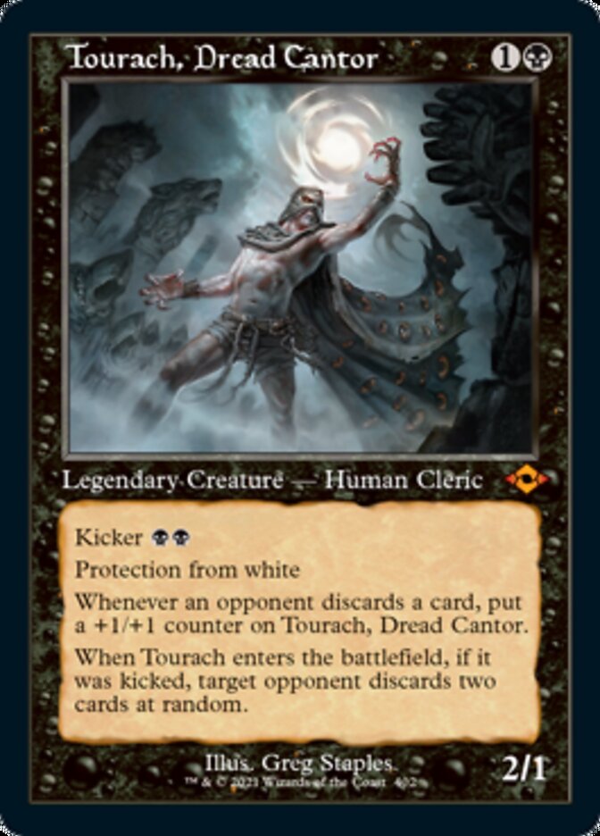 Tourach, Dread Cantor (Retro Foil Etched) [Modern Horizons 2] | Card Merchant Takapuna