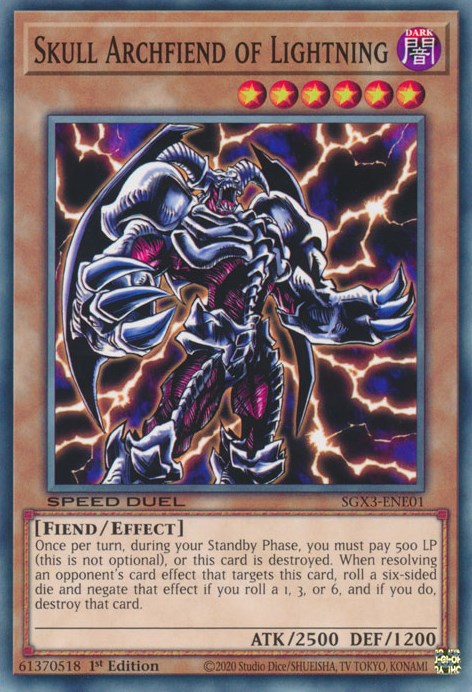 Skull Archfiend of Lightning [SGX3-ENE01] Common | Card Merchant Takapuna