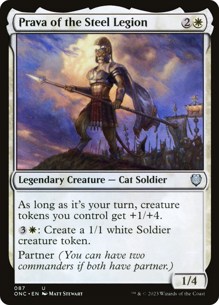 Prava of the Steel Legion [Phyrexia: All Will Be One Commander] | Card Merchant Takapuna