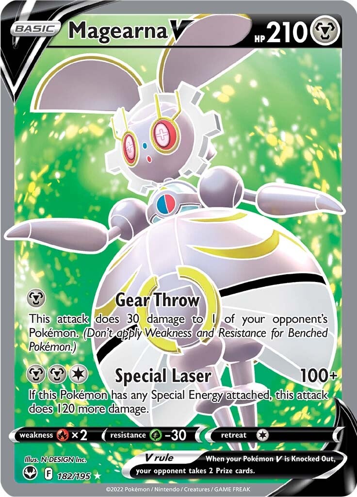 Magearna V (182/195) [Sword & Shield: Silver Tempest] | Card Merchant Takapuna