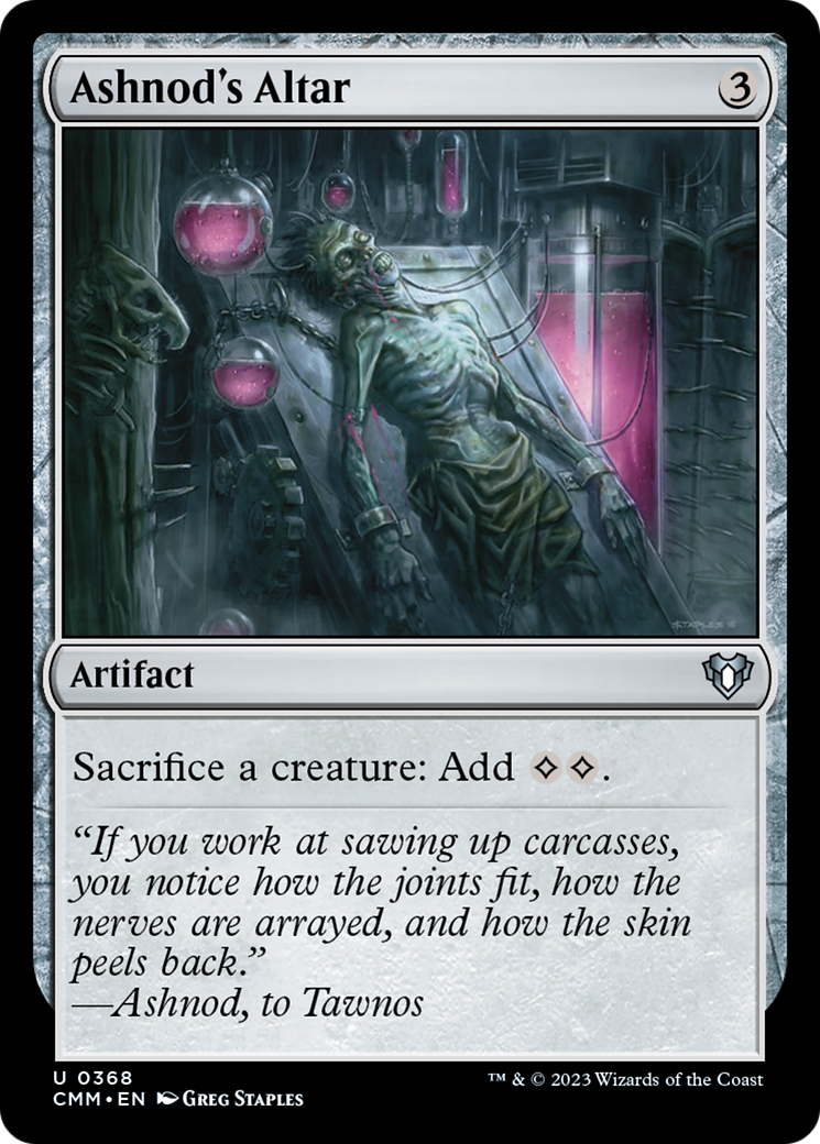 Ashnod's Altar [Commander Masters] | Card Merchant Takapuna